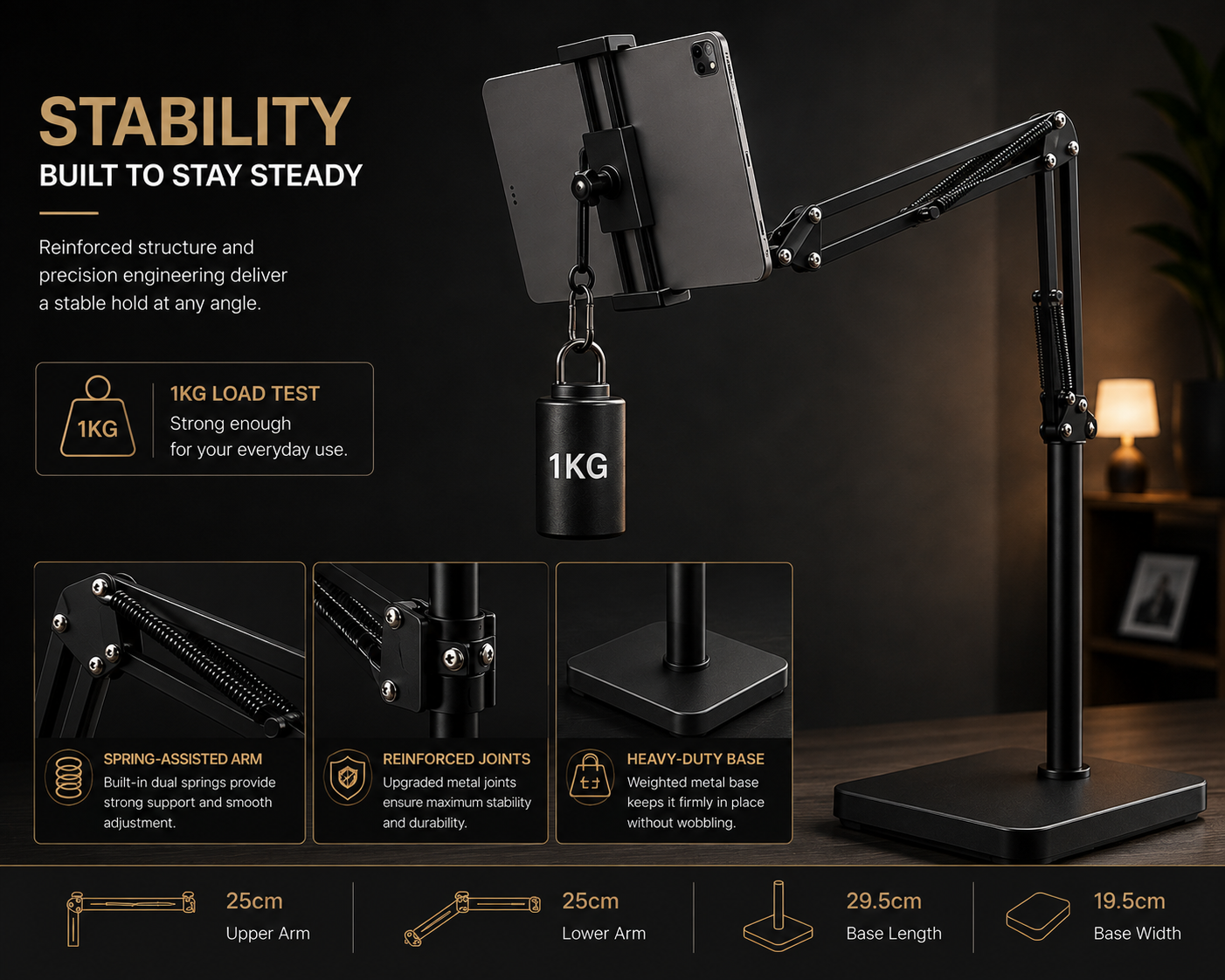 Elevate 175 — Hands-Free Phone & Tablet Stand